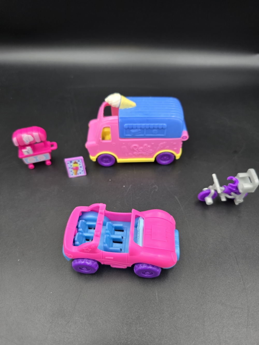 Pink & Blue Kids Vehicle Playset Toy Set - Brand Unknown